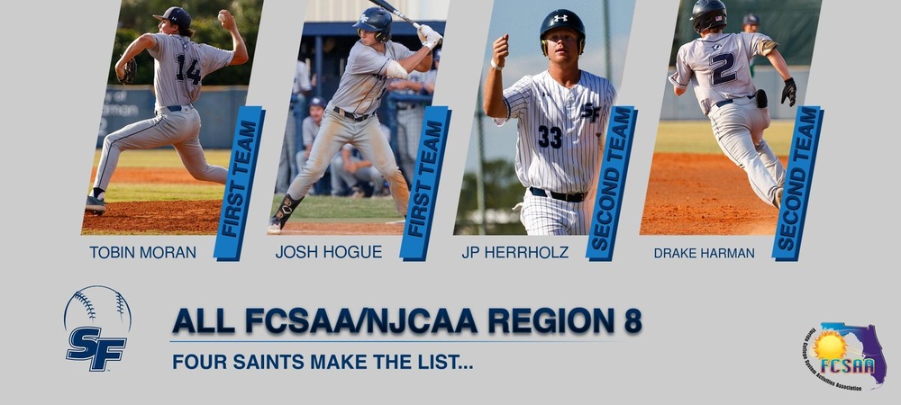 Baseball Has Four Named to All-FCSAA/NJCAA Region 8 Teams