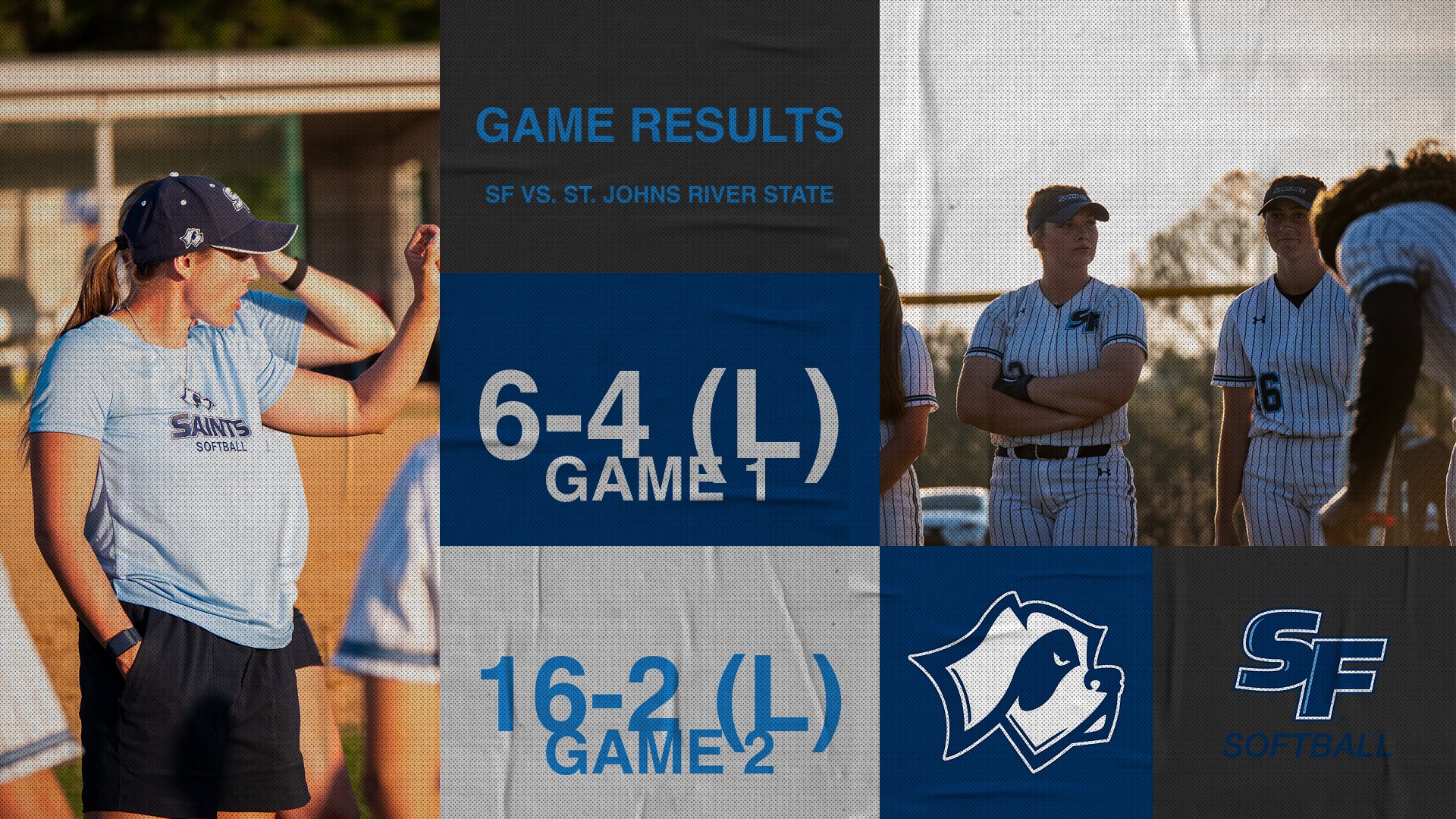 Saints Fall Short in Double Header Against St. Johns River State College