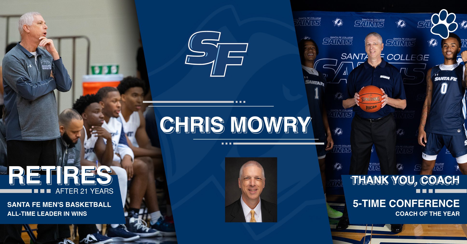 Long-time Coach Chris Mowry Retiring