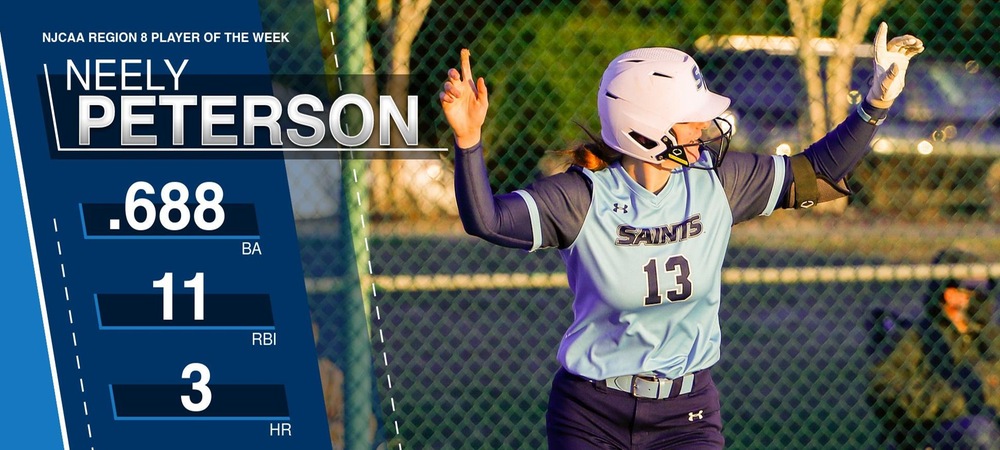 Peterson Tabbed Region 8 Player of the Week for Second Time