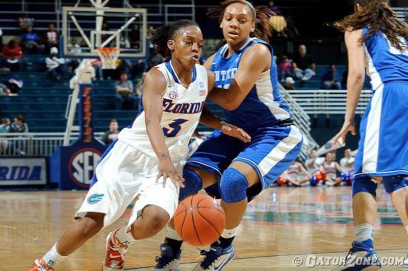 Lanita Bartley (SF 2010 graduate) went on to star for the University of Florida. Photo courtesy Gatorzone.com.  For more photos, check out facebook.com/sfcoachstebbins.